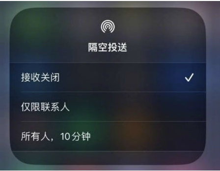武冈苹果手机维修分享升级iOS 16.1.1后如何使用AirDrop 